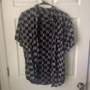 WESC “Wasted Youth” Rayon Button Up Men’s Sz L